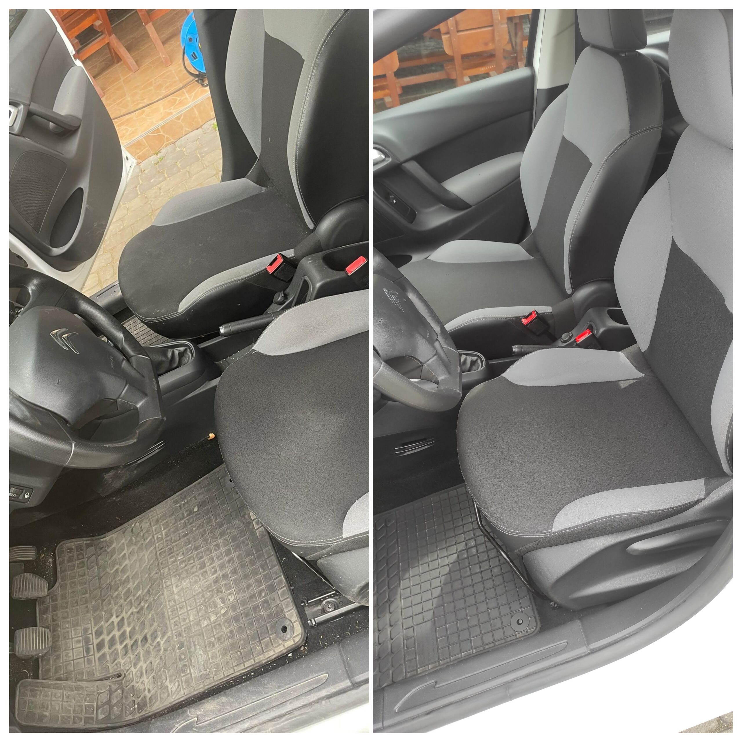 Czyszczenia wnętrza w samochodzie Citroen C3