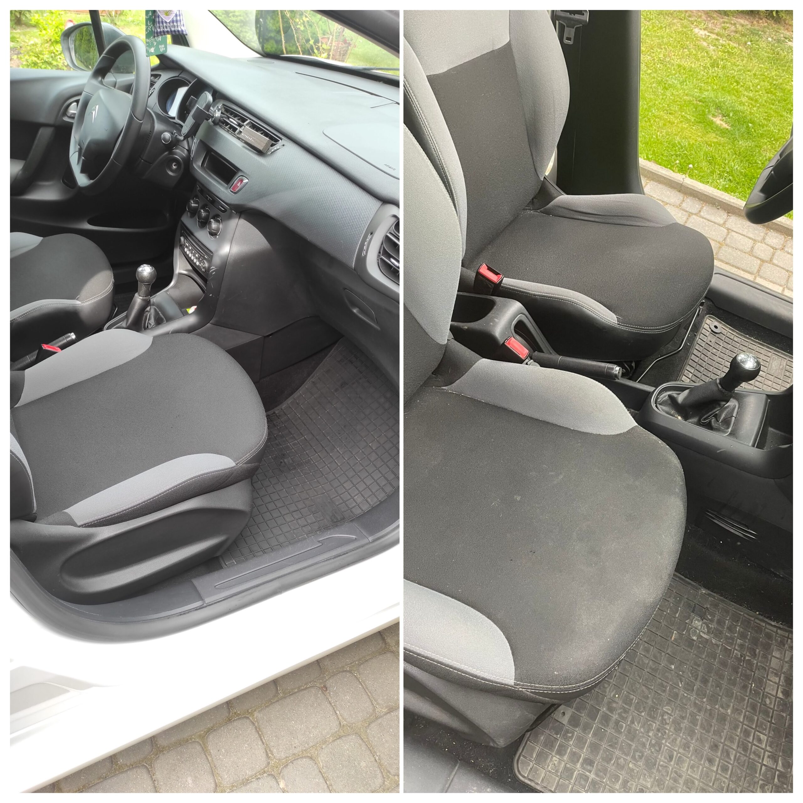 Czyszczenia wnętrza w samochodzie Citroen C3