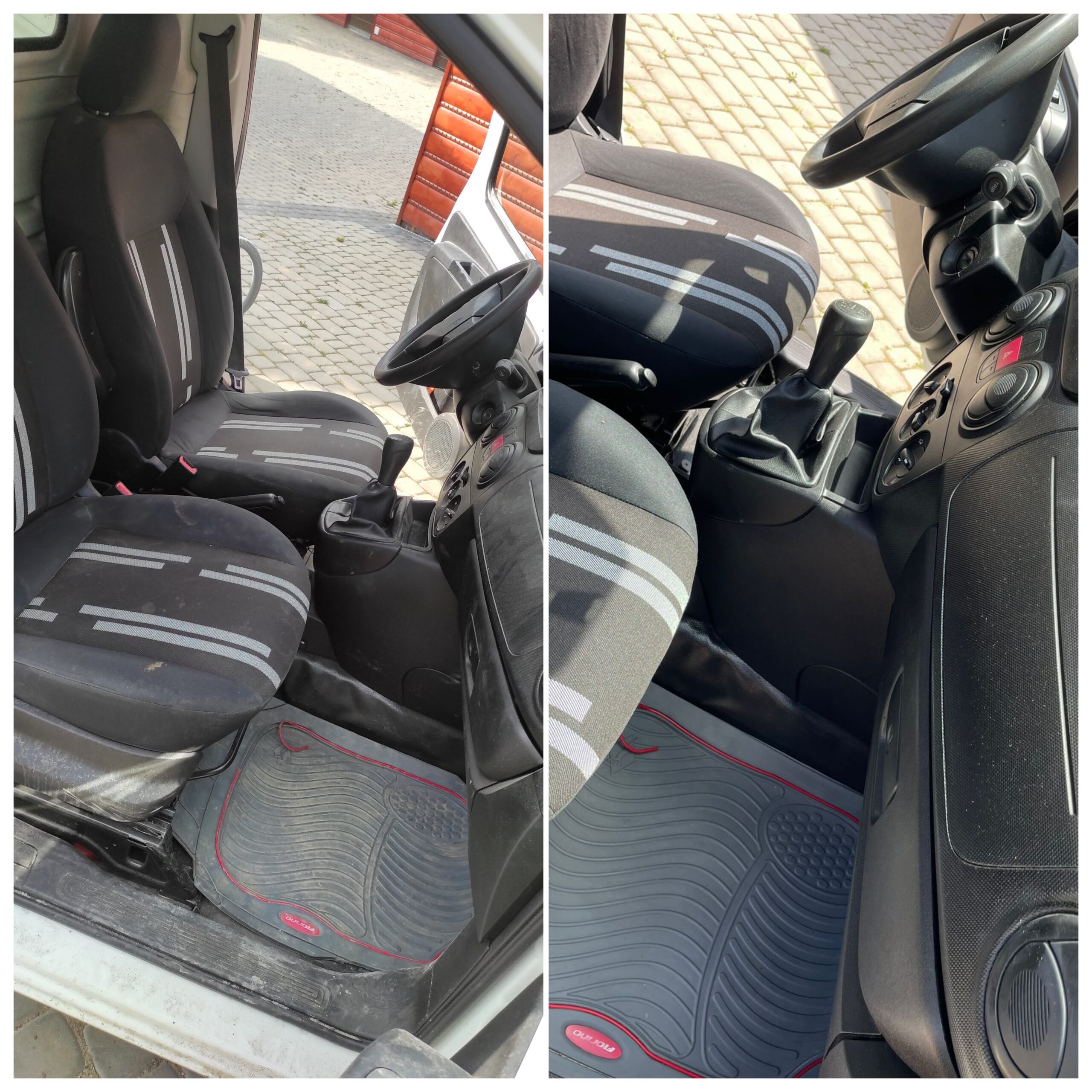 Czyszczenia oraz pranie tapicerki w samochodzie Fiat Fiorino