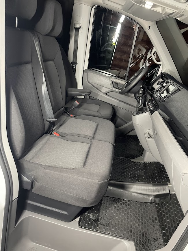 VW Crafter pranie tapicerki